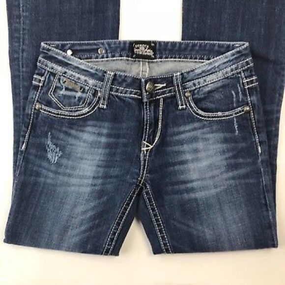 ✨ 2xHP✨Rerock for Express Women's Boot Cut Jeans✨ - Picture 3 of 8